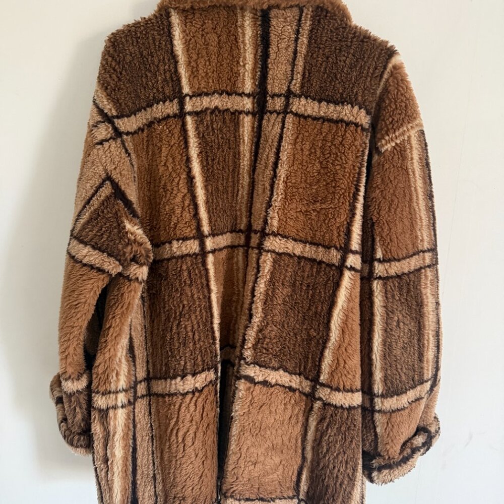 Doen Heirloom Easton Sherpa Jacket Coat Sz M RARE - Picture 12 of 16